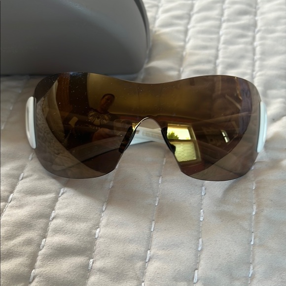 Adidas Brown Visor Sunglasses - Picture 1 of 6